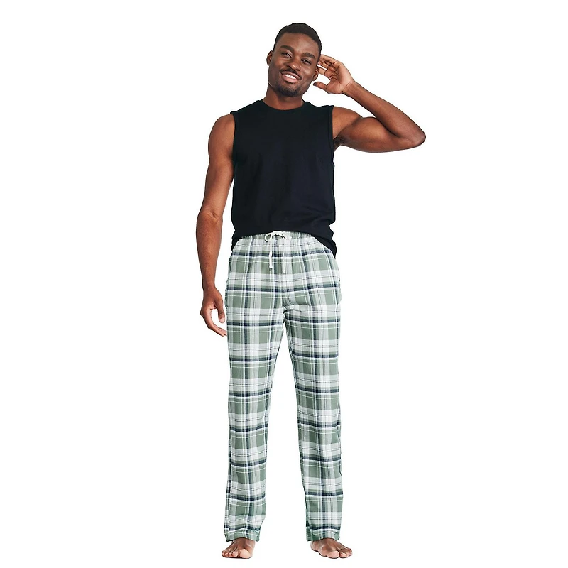 Pantalon de nuit en twill George pour hommes Tailles P-2XL