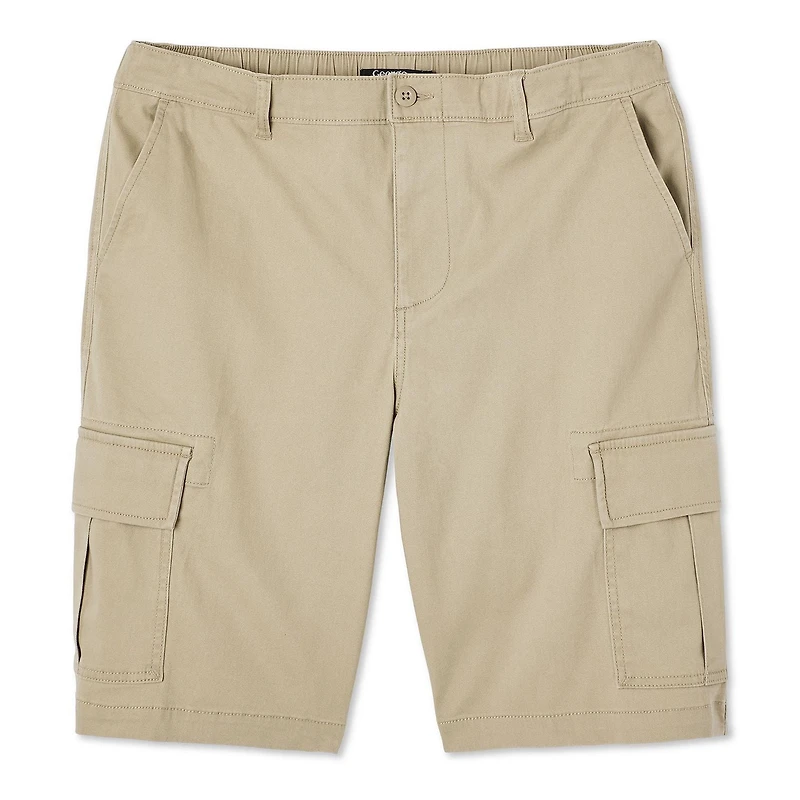 Short cargo en twill George pour hommes Tailles P-2XL