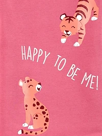 Child of Mine made by Carter's Toddler Girls' 2-piece Fleece Pajama - Tiger