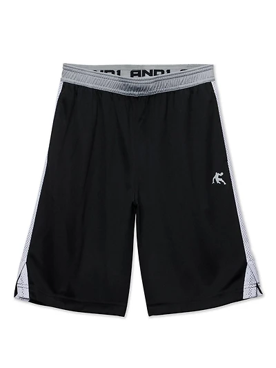 AND1 Boys "Front Court" Basketball Shorts