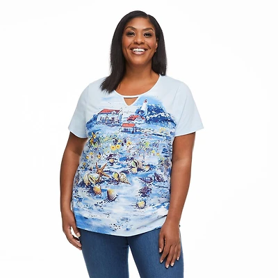T-shirt à manches courtes Penmans Plus pour femmes