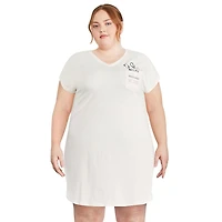 Chemise de nuit avec encolure en V George Plus pour femmes Tailles 1X–4 X