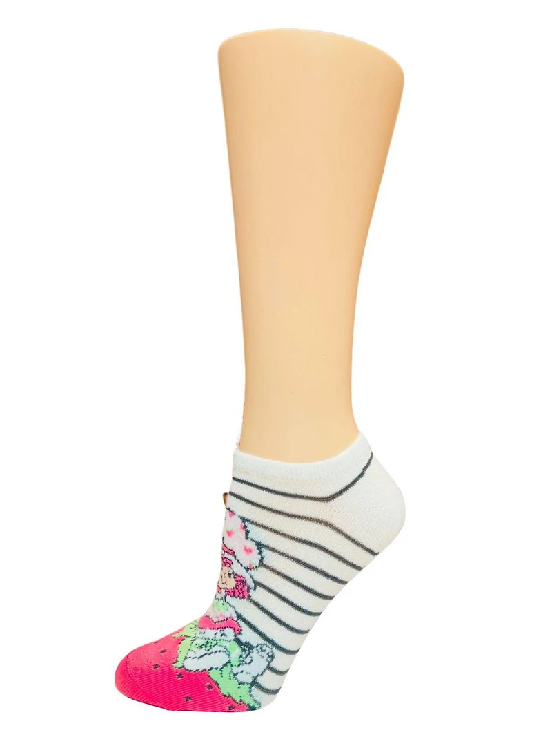 Chaussettes invisibles Strawberry Shortcake pour femmes, paquet de 3, tailles 4-10 Chaussettes invisibles légères pour femmes