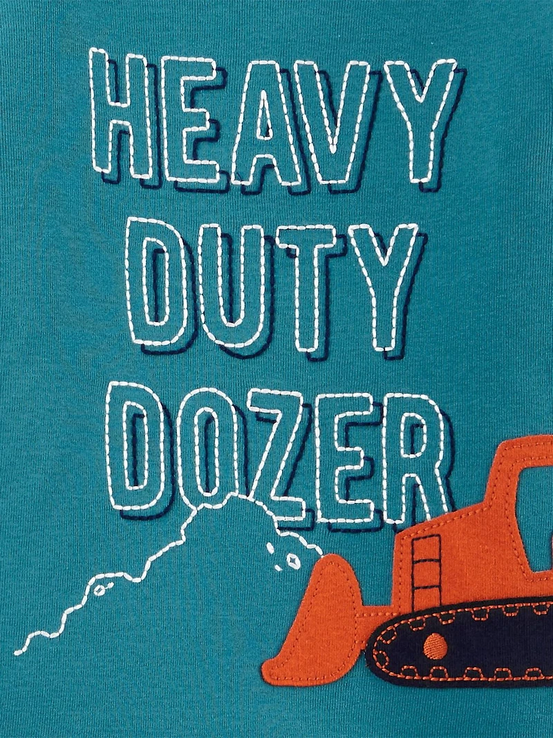 Pyjama 4 pièces pour fille en molleton de Child of Mine made by Carter’s - Dinosaur