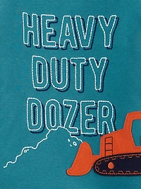 Pyjama 4 pièces pour fille en molleton de Child of Mine made by Carter’s - Dinosaur