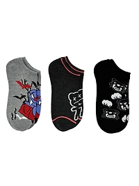 Chaussettes invisibles Deddy Bears pour femmes, paquet de 3, tailles 4-10