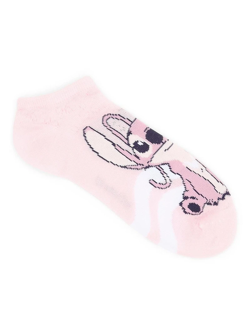 Chaussettes invisibles Stitch pour femmes, paquet de 3, tailles 4-10