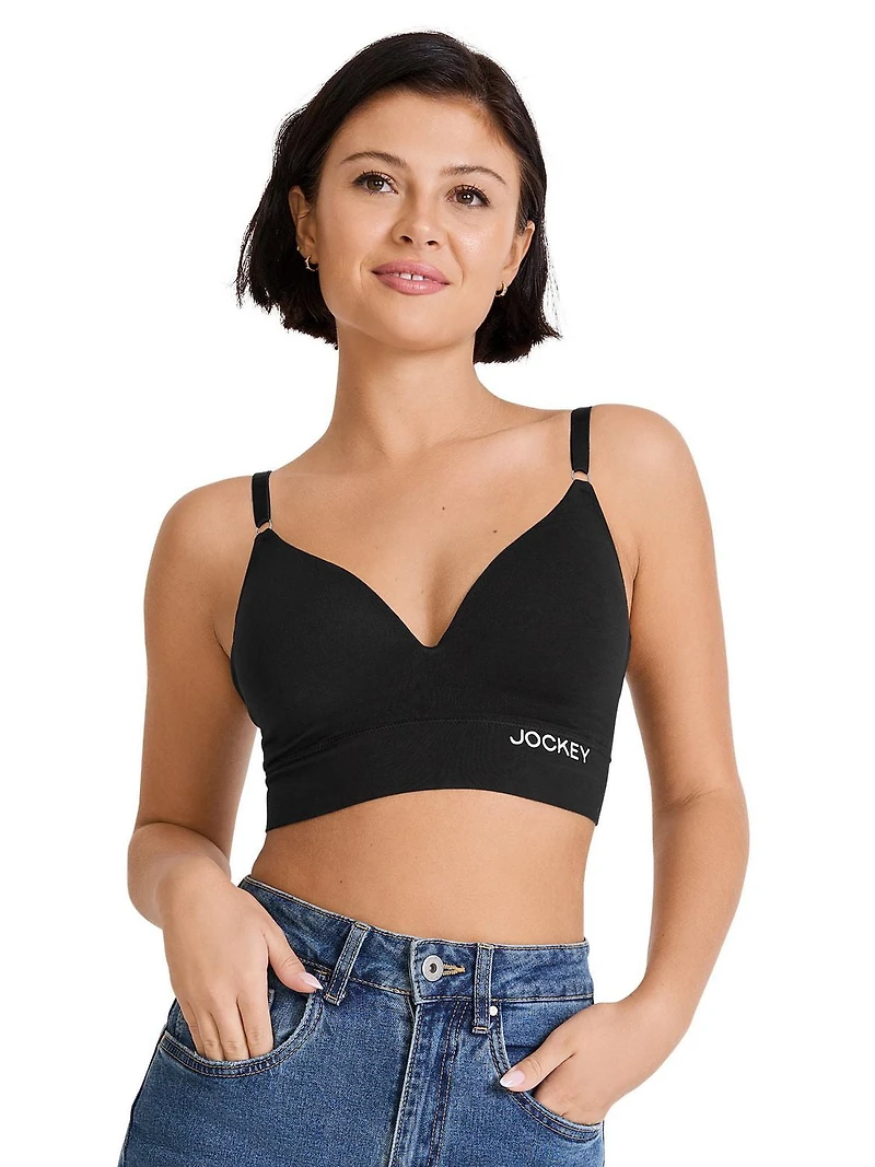 JOCKEY ESSENTIELS t-shirt brassière lisse