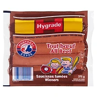 Hygrade All Beef Wieners, 375 g