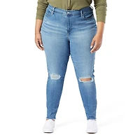 Levi Strauss Signature.™ Red Women's Plus High Rise Skinny Jeans, Available sizes: 20M – 28M