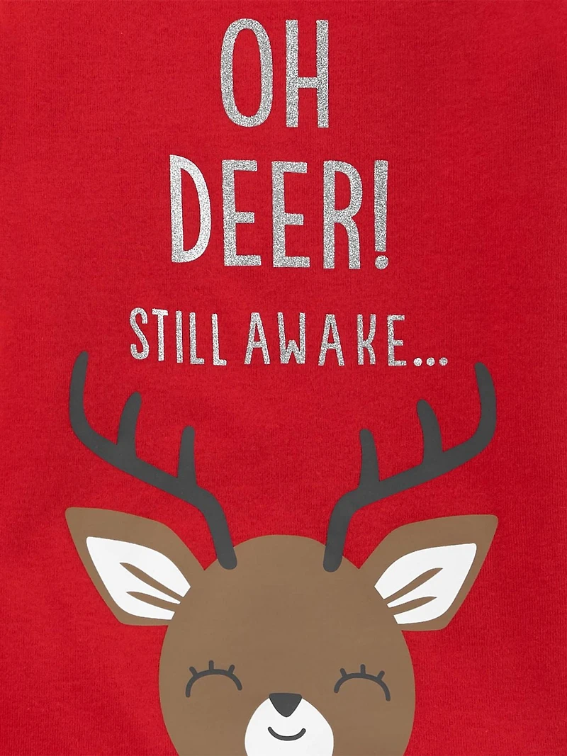 Child of Mine made by Carter's Girls' 2-piece Fleece Pajama - Reindeer