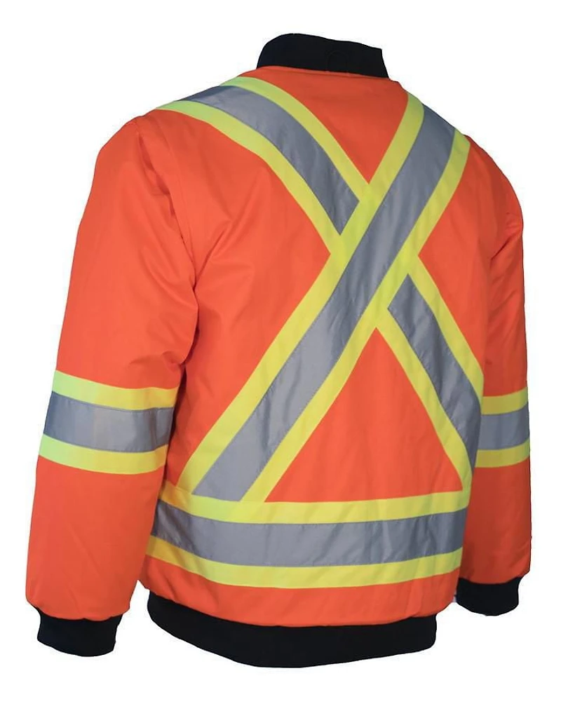 Parka de sécurité d'hiver Forcefield 6-in-1 Hi Vis avec veste bombardier amovible