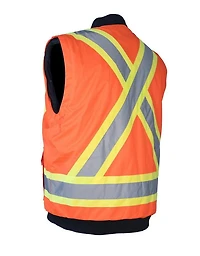 Forcefield 6-in-1 Hi Vis Winter Safety Parka with Removable Bomber Jacket