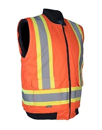Forcefield 6-in-1 Hi Vis Winter Safety Parka with Removable Bomber Jacket