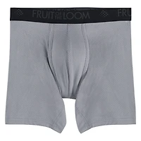 Fruit of the Loom Men's Breathable Micro-Mesh Boxer Brief, 3-Pack, Sizes S-XL