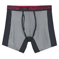 Fruit of the Loom Men's Breathable with Ultra Flex Boxer Briefs, 3-Pack