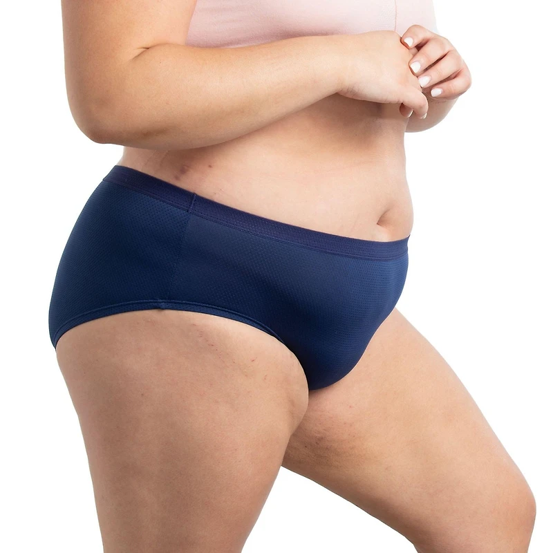 Women's Plus Size Fit for Me® by Fruit of the Loom® Breathable Micro-Mesh Hipster Panty