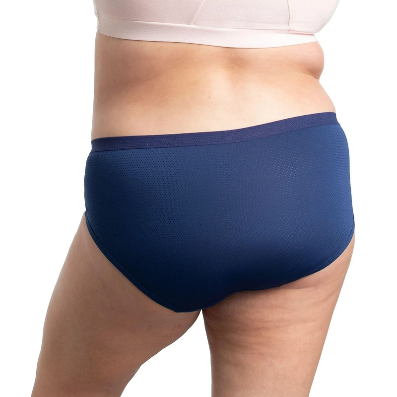 Women's Plus Size Fit for Me® by Fruit of the Loom® Breathable Micro-Mesh Hipster Panty