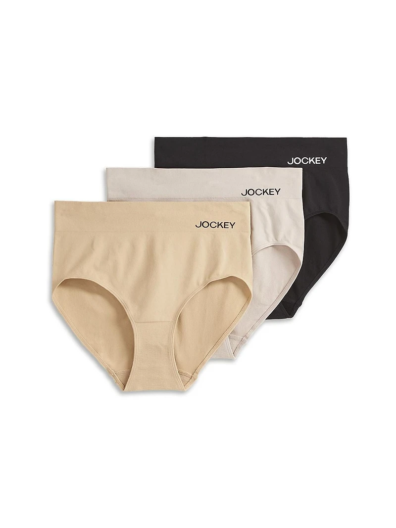 Jockey® Essentials Eco•Seamfree® 3PK Brief, Brief