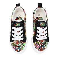 Super Mario Youth Boys Lace Up Sneakers