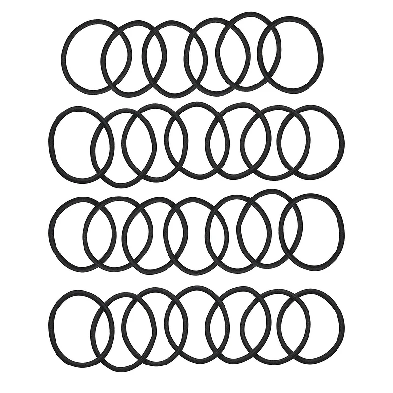 Goody - Ouchless Elastics - Thick - Black - 27Ct
