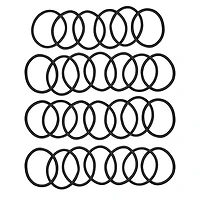 Goody - Ouchless Elastics - Thick - Black - 27Ct