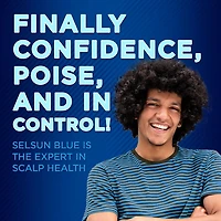 Selsun Blue 2.5% Extra Strength Anti-Dandruff Shampoo, Clinically Proven Selenium Sulfide, Dandruff Treatment, Seborrhea and Tinea Versicolor, Vitamin B3 to Promote Healthy Looking Hair, 250mL, 250mL