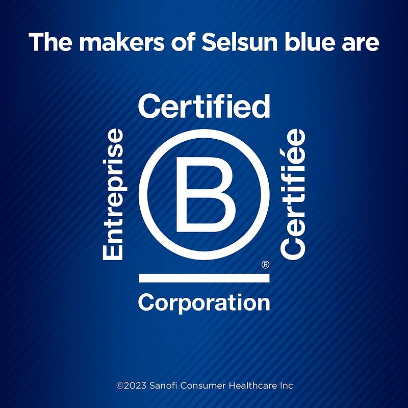 Selsun Blue 2.5% Extra Strength Anti-Dandruff Shampoo, Clinically Proven Selenium Sulfide, Dandruff Treatment, Seborrhea and Tinea Versicolor, Vitamin B3 to Promote Healthy Looking Hair, 250mL, 250mL