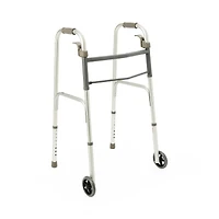 Déambulateur pliable Medline, roues de 5 po