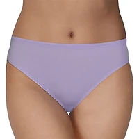 Fruit of the Loom Women's Breathable Micro-Mesh Assorted Hi-Cut Underwear, 4-Pack