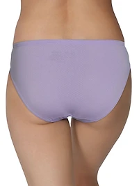 Fruit of the Loom Women's Breathable Micro-Mesh Assorted Hi-Cut Underwear, 4-Pack