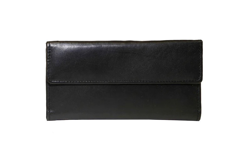 Ashlin Leather Rfid Blocking Ladies' Slim Clutch Wallet