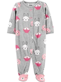 Tenue avec pyjama-grenouillère pour nouveau-née fille Child of Mine made by Carter’s – Animal