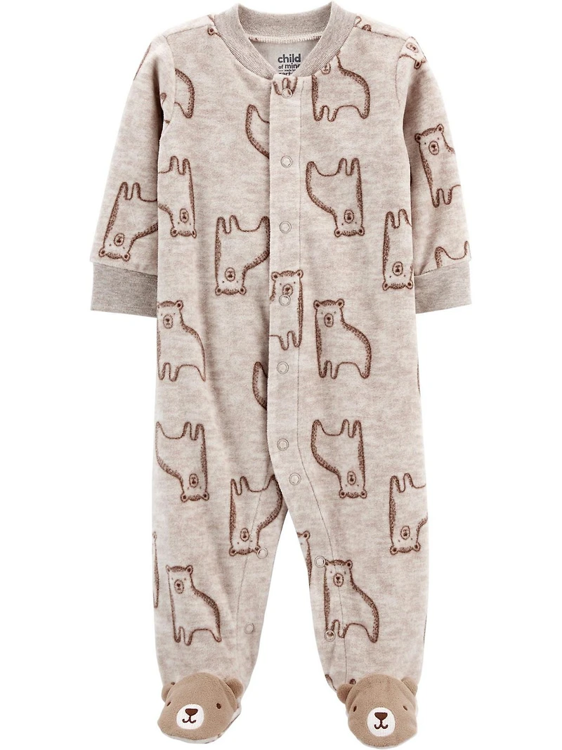 Child of Mine made by Carter's Infant Boys' Sleep N Play Outfit - Bear