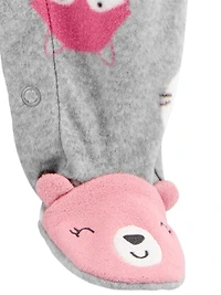 Tenue avec pyjama-grenouillère pour nouveau-née fille Child of Mine made by Carter’s – Animal