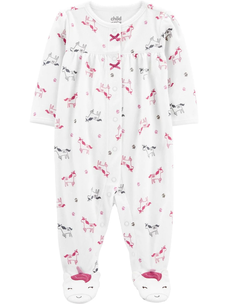 Child of Mine made by Carter's Infant Girls' Sleep N Play Outfit