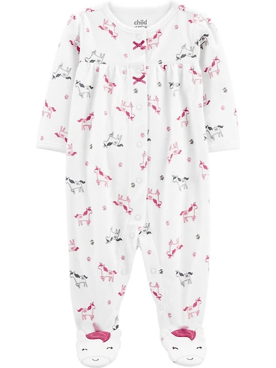 Child of Mine made by Carter's Infant Girls' Sleep N Play Outfit