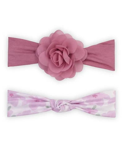 Carter's Child of Mine Girls 2pk Floral Headwrap