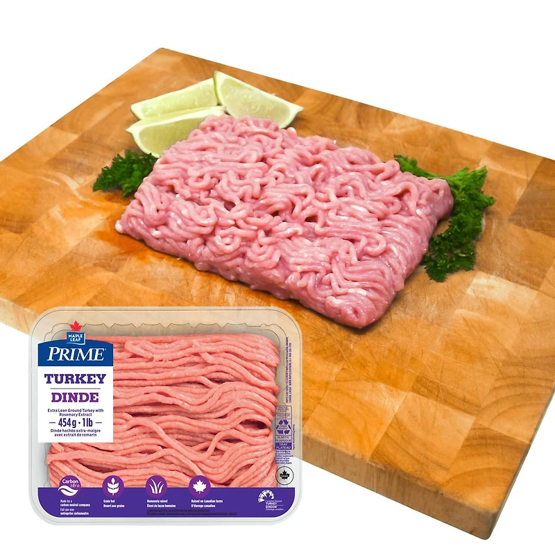 Dinde haché extra-maigre Prime 454g