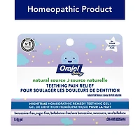 Baby OrajelTM Nighttime Formula Natural Source Teething Gel, 9.4g, Natural fruit flavour