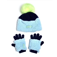 Justice™ Brand Sherpa Hat with Matching Gloves 2 Piece Set