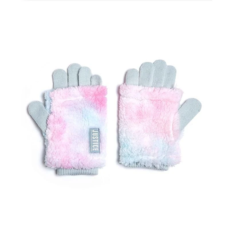 Ensemble 2 pièces de chapeau en sherpa de marque Justice™ avec gants assortis