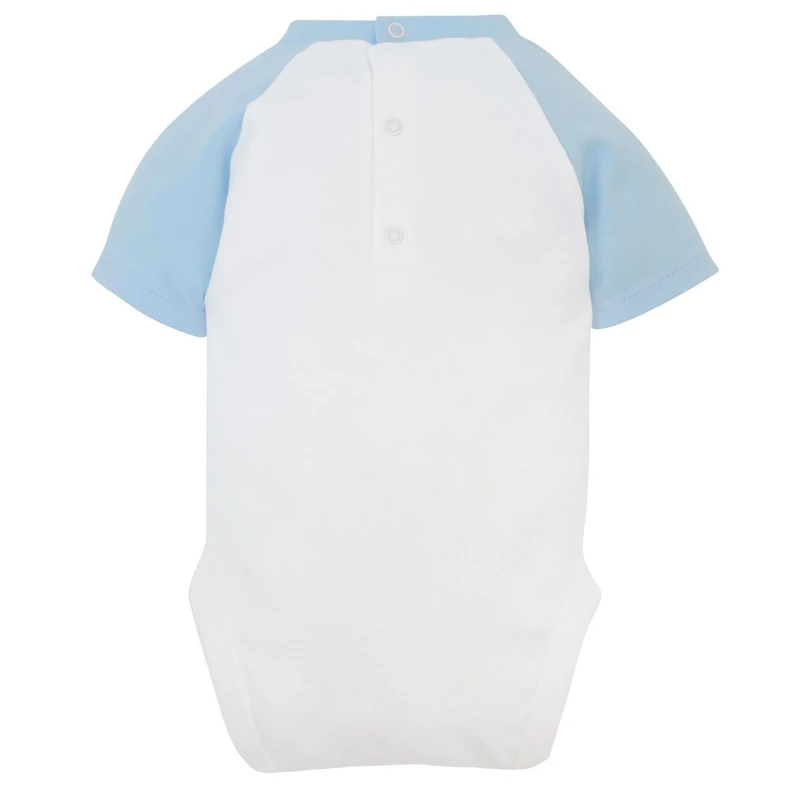 Gerber Nouveau-né Garçon Ensemble body Onesies à manches courtes et bonnet - Bleu - 2 pièces