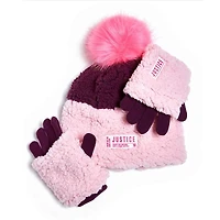 Justice™ Brand Sherpa Hat with Matching Gloves 2 Piece Set