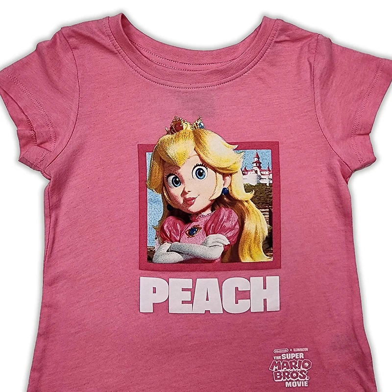 Mario Bros T-shirt à manches courtes pour fille