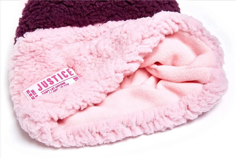 Justice™ Brand Sherpa Hat with Matching Gloves 2 Piece Set
