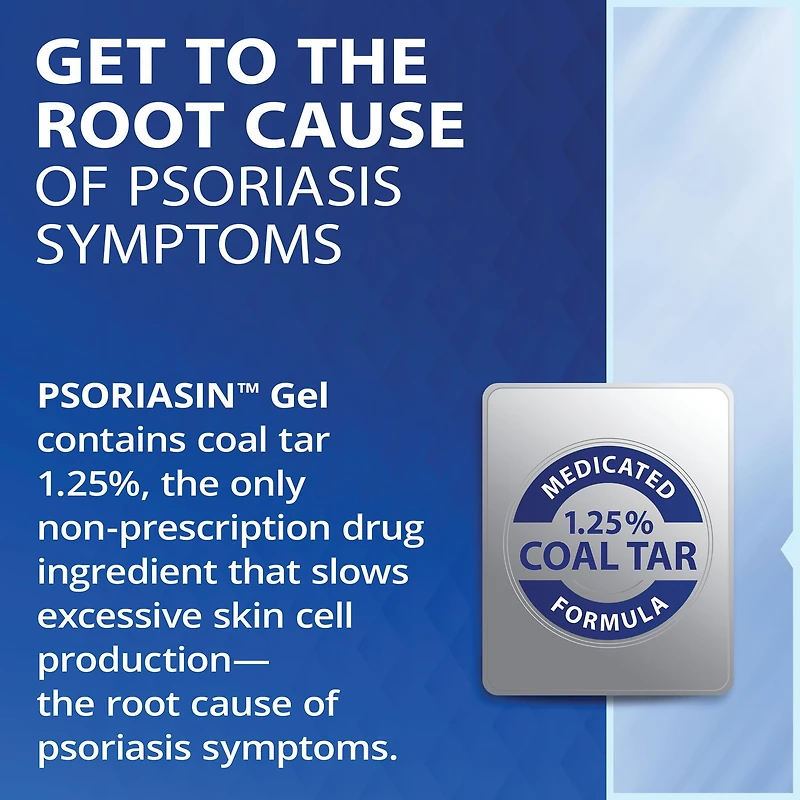Psoriasin Gel de soulagement de psoriasis multi-symptômes 21,25 g