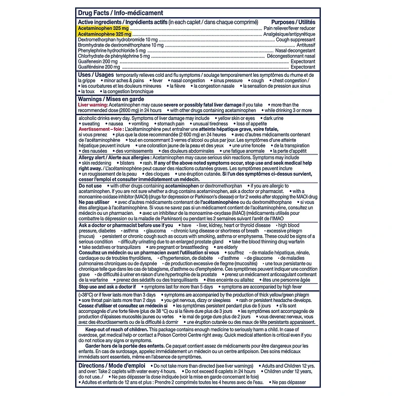 Vicks DayQuil COMPLETE + VapoCOOL rhume/grippe, jour sans somnolence : toux, fièvre, mal de gorge, congestion des sinus/bronchique, douleur sinus