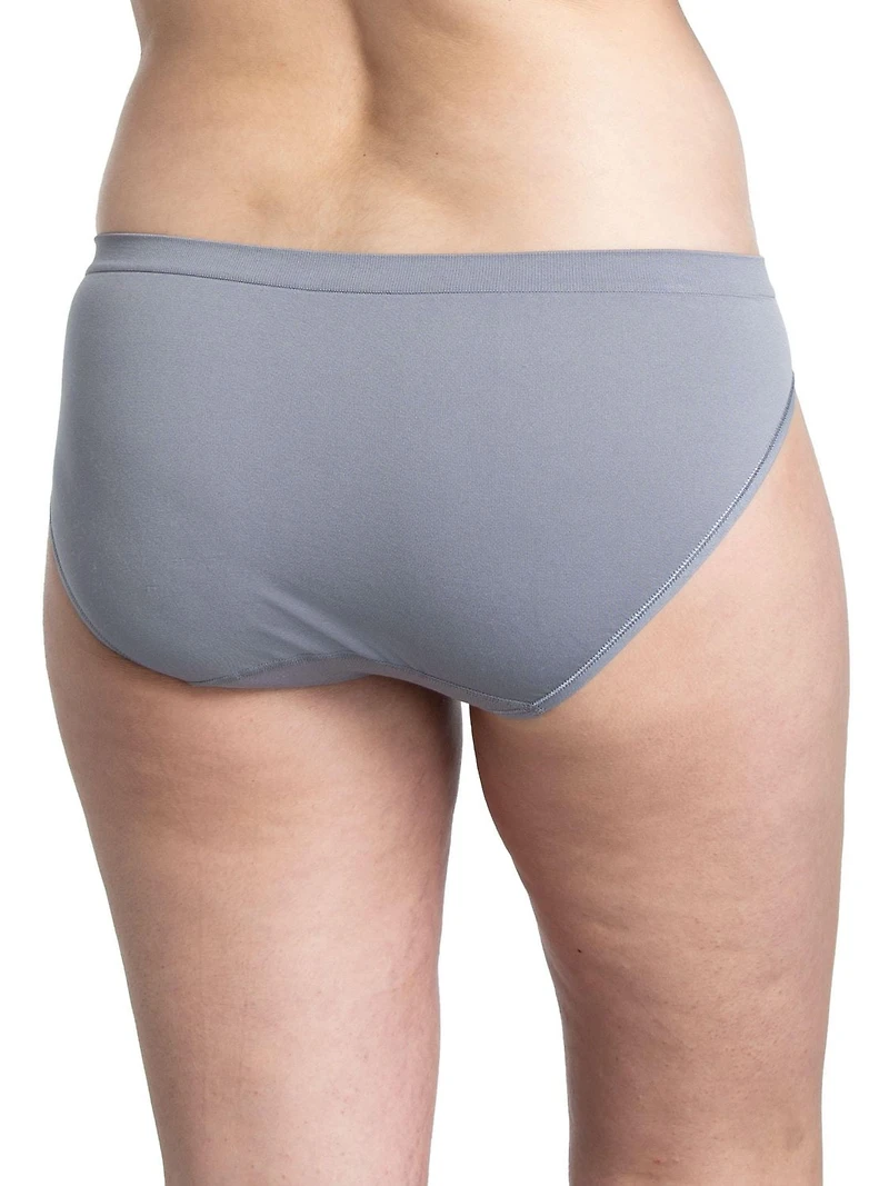 Fruit of the Loom Women's 360 Stretch Seamless Bikini Panty, 4-Pack, Sizes 5 - 8