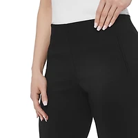 Pantalon habillé enfilable et confortable à jambes droites en bengaline de George pour dames
